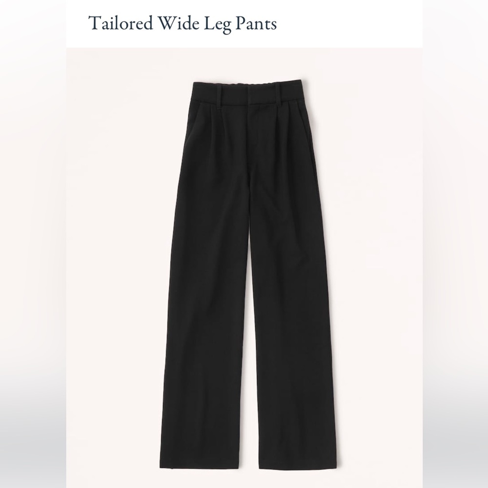Abercrombie Tailored Wide Leg Pants